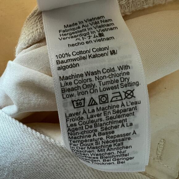 J Crew Barrel Leg Jean Womens 28 Ecru Wash - Picture 11 of 11